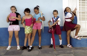 schoolgirls